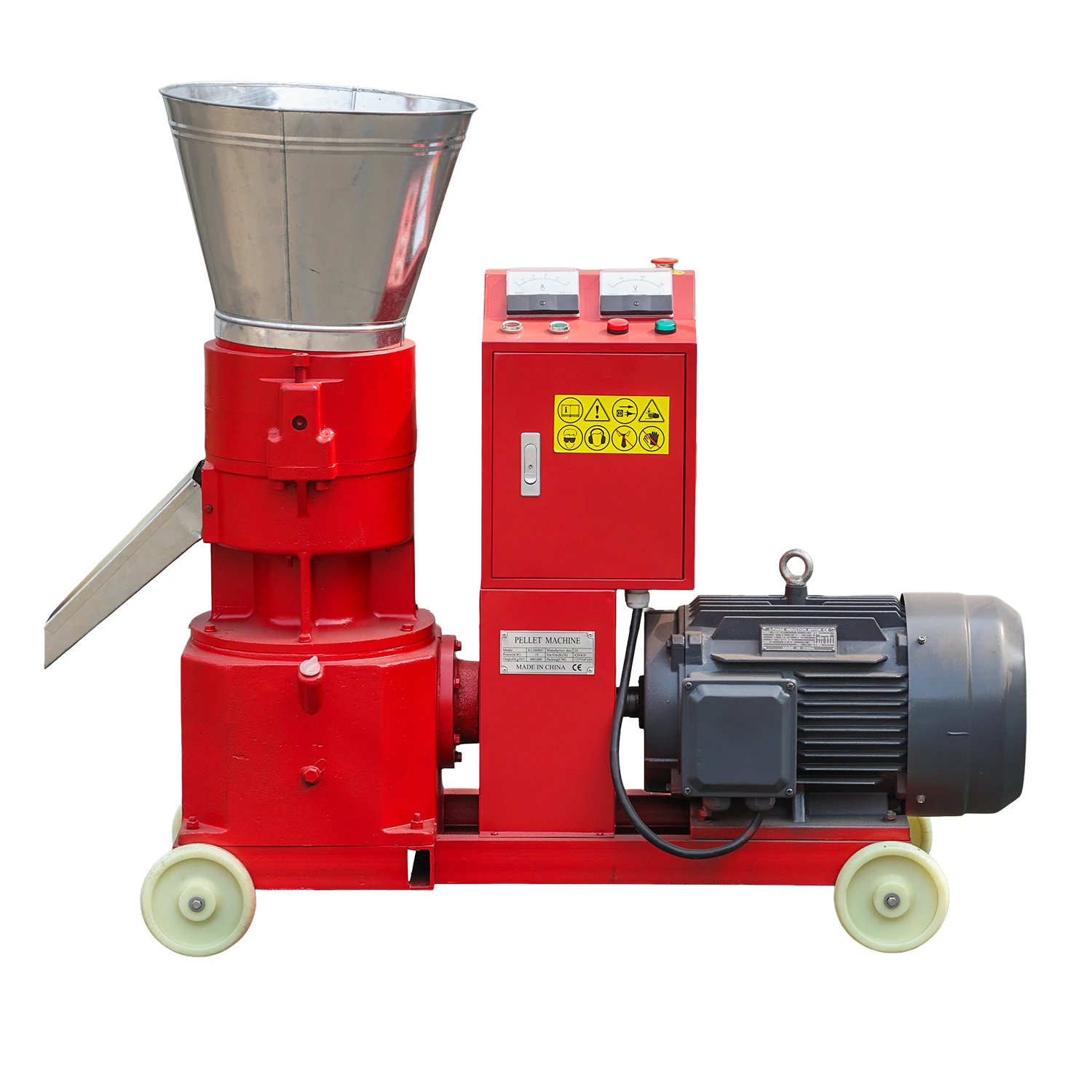Máy ép viên thức ăn chăn nuôi 50-100kg / h có CE